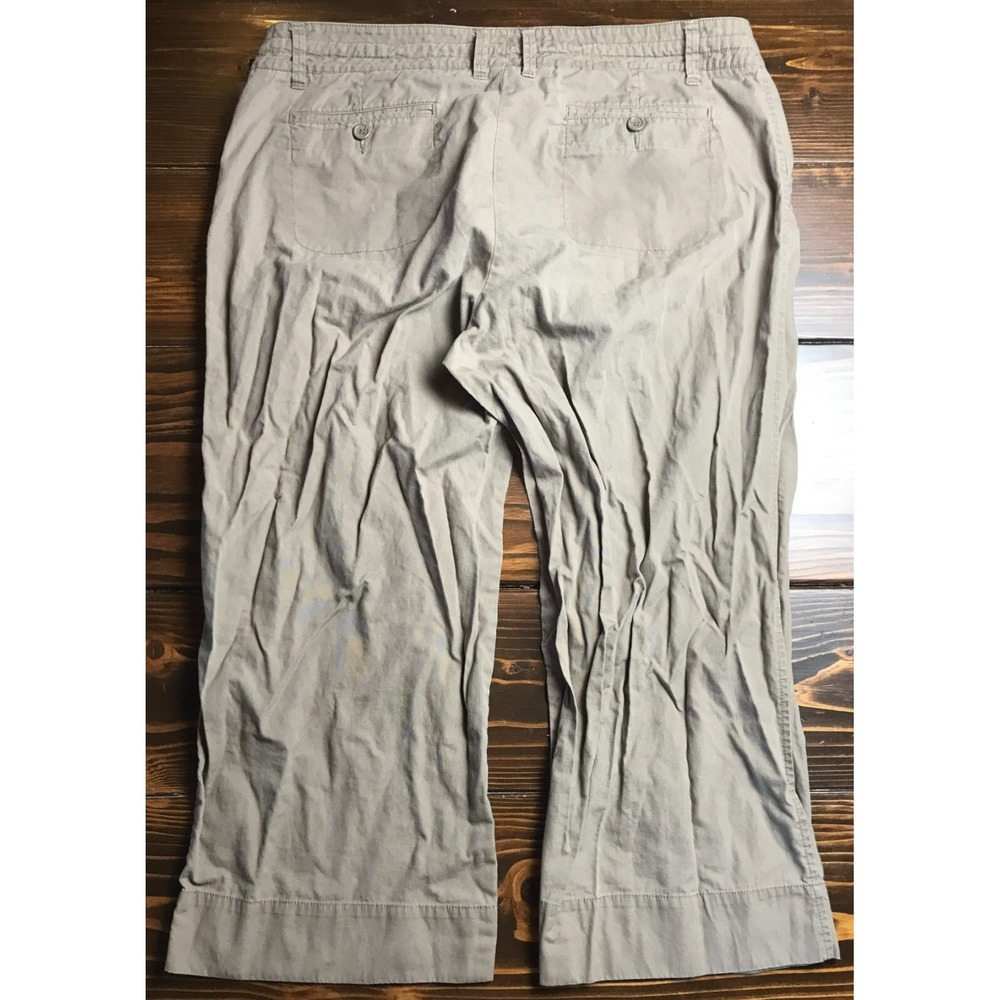 Gap Pants, Women's Size 18 Tan, Cropped, Straight Leg - Picture 2 of 8